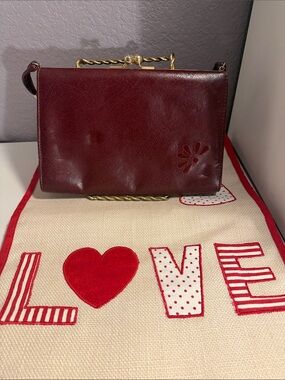 Rumor vintage Women's Burgundy Leather Shoulder Bag